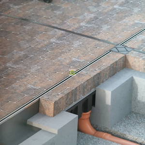 Комплект Max Drain Slim с щелевой решеткой