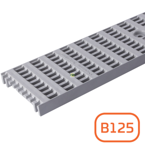 Усиленная решётка ПВХ ZMM Maxpol (арт. 04400) — серая, B125 Усиленная решётка ПВХ ZMM Maxpol (арт. 04400) — серая, B125