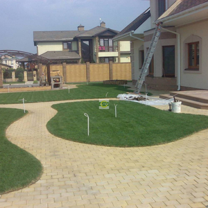 Пластиковый бордюр 1 метр,1035*80*45 мм, артикул 01915 Монтаж бордюра, наши работы