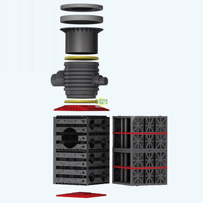Кликните для увеличения изображения Основа и адаптер для Колодца Vario 800 flex, тип 1, тип 2, объемом 230 л и 420л.
