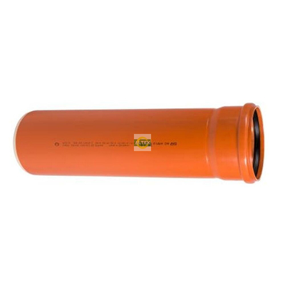 Кликните для увеличения изображения Труба ПВХ 200х4,9 SN4 0,5m Ostendorf.