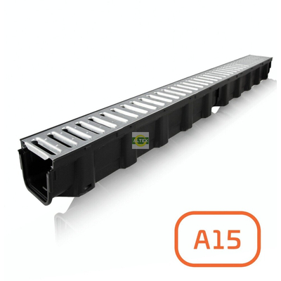 Комплект MAX DRAIN А15 канал с решеткой L1000/H78/B114.